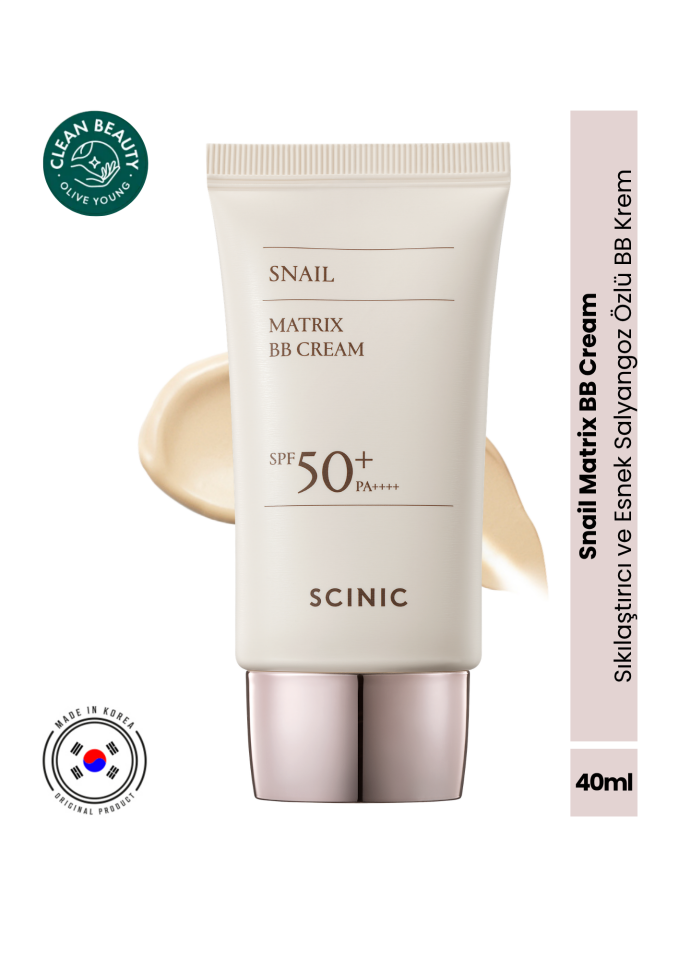 Snail Matrix BB Cream Salyangoz Özlü Aydınlatıcı ve Ton Eşitleyici BB Krem 40 ml