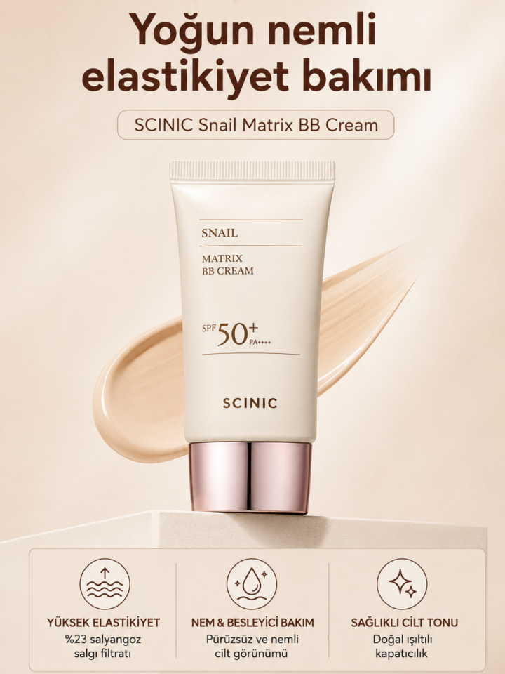 Snail Matrix BB Cream Salyangoz Özlü Aydınlatıcı ve Ton Eşitleyici BB Krem 40 ml