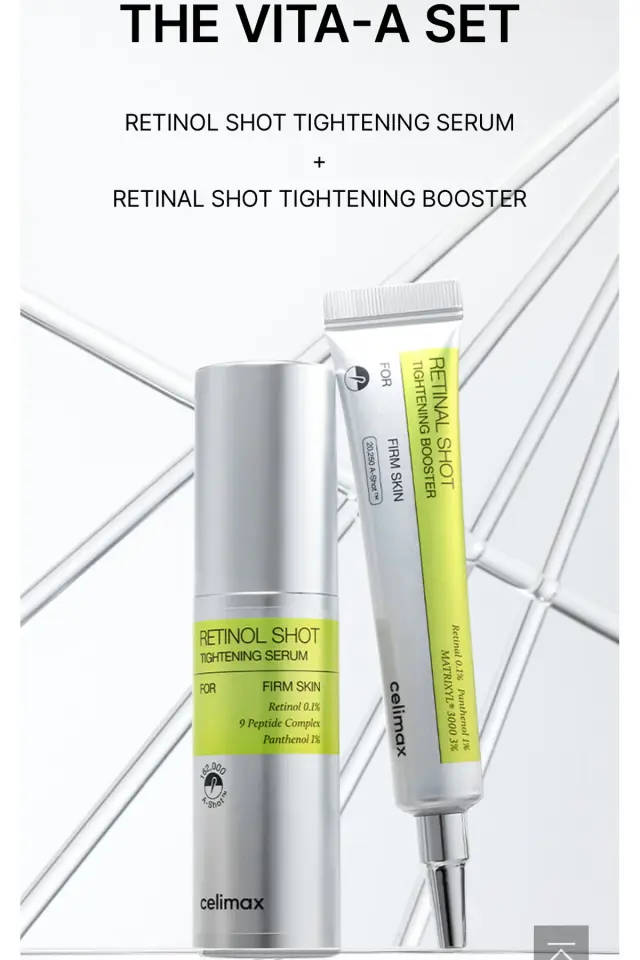 Celimax Set Retinal Shot Tightening Booster 15 ml / Retinol Shot Tightening Serum 30ml