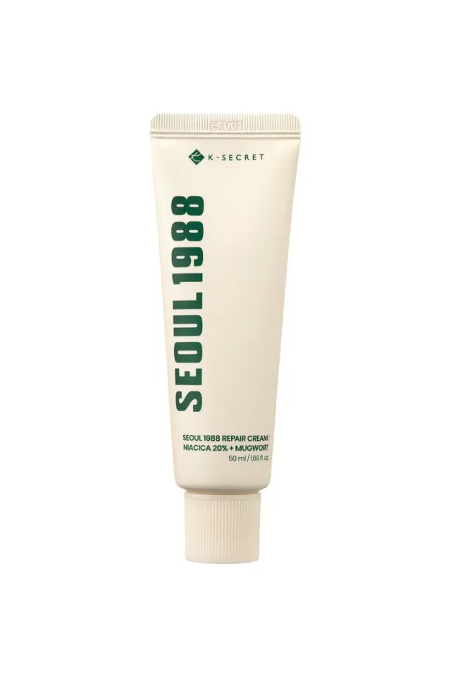 K-Secret SEOUL 1988 Repair Cream : Niacica 10% + Mugwort - Cilt Bariyer Güçlendirici Yatıştırıcı Niacinamide Etkili Krem